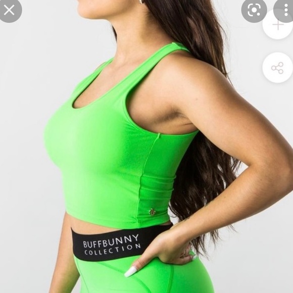 BuffBunny Rosa Crop Top - Picture 3 of 5